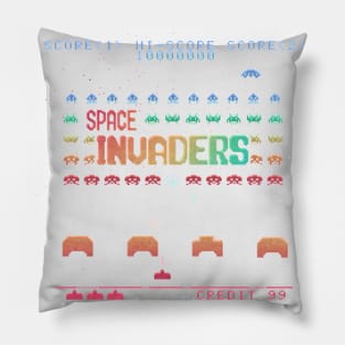 Invader Space Pillow